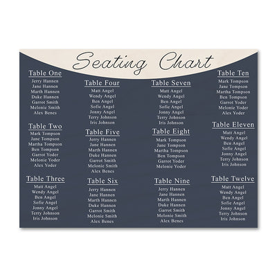 Seating Chart